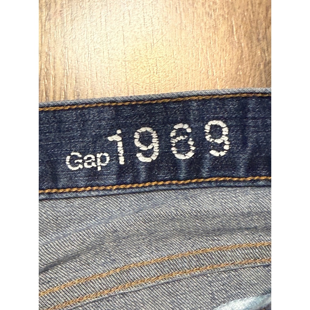 Gap 1969 Jeans Women's Size 29/8R Blue Denim Bootcut Pockets Mid Rise Pockets - Picture 6 of 12